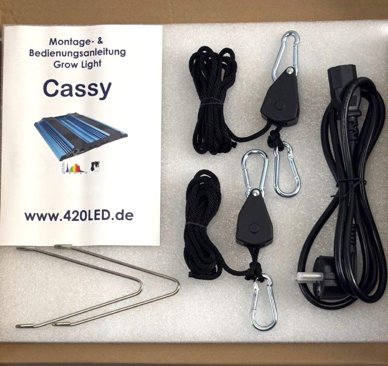 Grow Lampe CASSY 420 LED® Ultra, dimmbar, 250W, 722 μmol/s – Bild 7