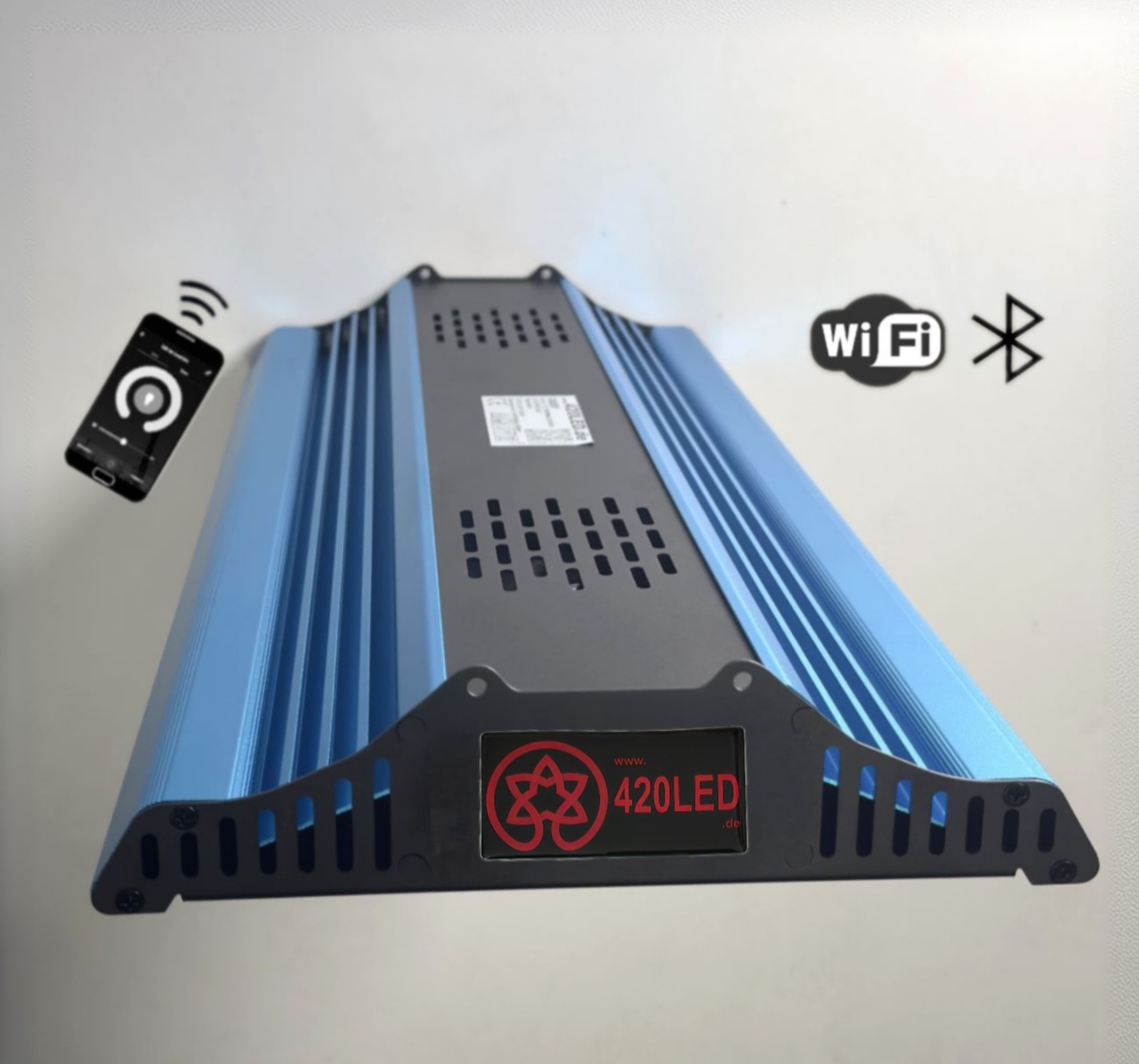 Grow Lampe CASSY 420 LED® - Dimmbares Grow Light mit Smart App Control, 250W, 722 μmol/s