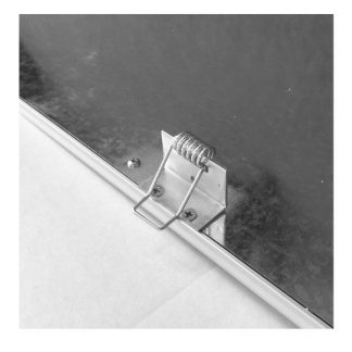 LEO Einbaufeder für LAURA für gesägte Öffnung / Gipskartondecken 4-er Set